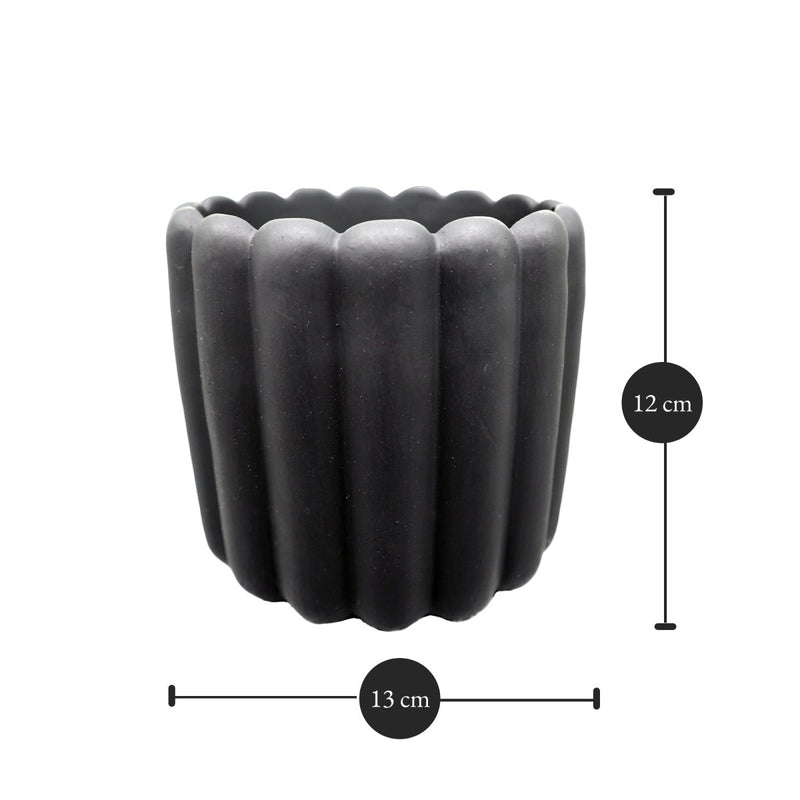 Babu Ribbed Small Pot - Greensouq - 