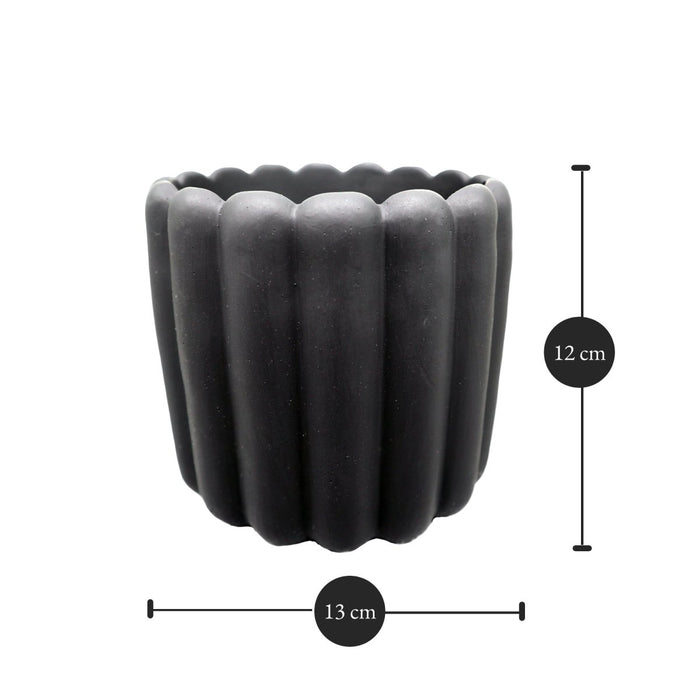 Babu Ribbed Small Pot - Greensouq - 