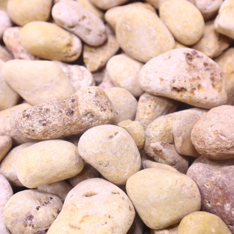 Beige River Stone "Natural Garden Material" - Greensouq - 