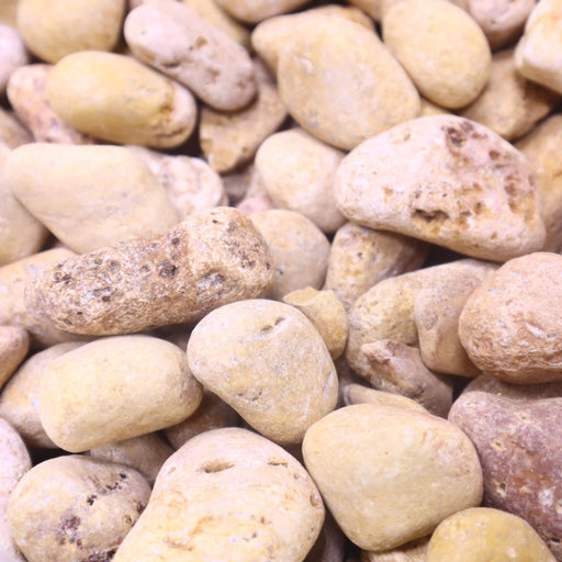 Beige River Stone "Natural Garden Material" - Greensouq - 