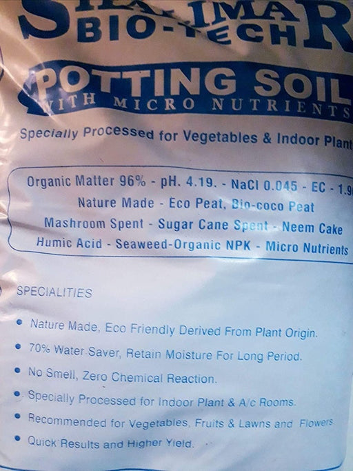 Bio tech potting soil with Micro Nutrients 50Ltrs - Greensouq - 