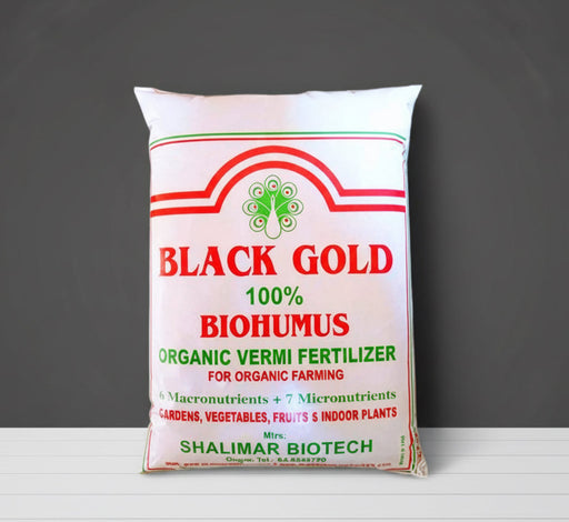 Black Gold Organic Vermi Fertilizer Organic Compost - Greensouq - 