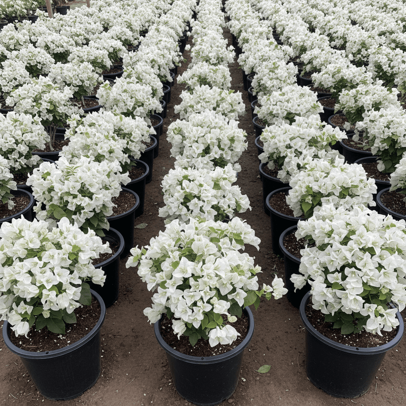 Bougainvillea Glabra "30 to 160cm" White - Greensouq - 