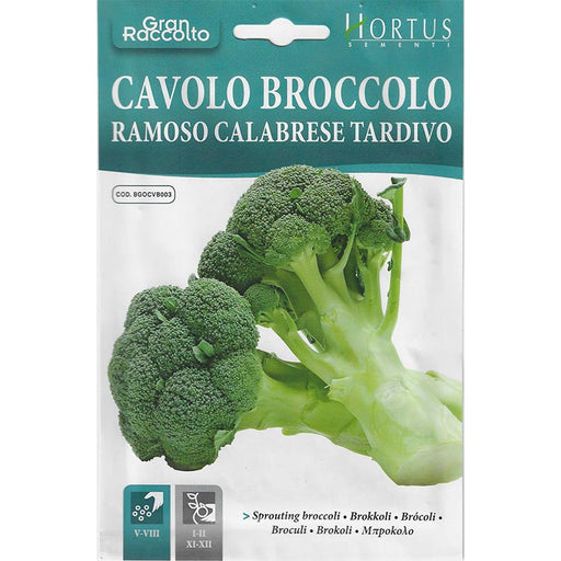 Broccoli "Cavolo Broccolo Ramoso Calabrese Tardivo" Seeds by Hortus - Greensouq - 