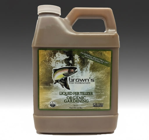 Brown Fish Hydrolysate Bio Fertilizer "77% Organic Matter" 4Ltr - Greensouq - 