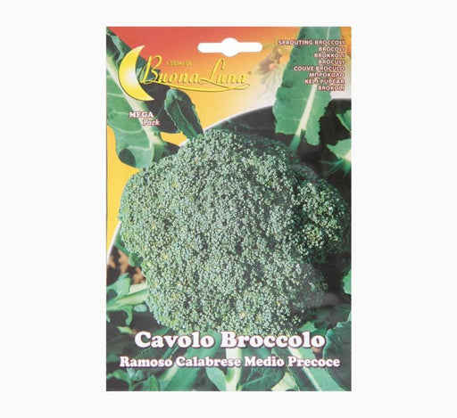 Cavolo Broccolo Ramoso Calabrese Medio precoce Mega Pack - Greensouq - 
