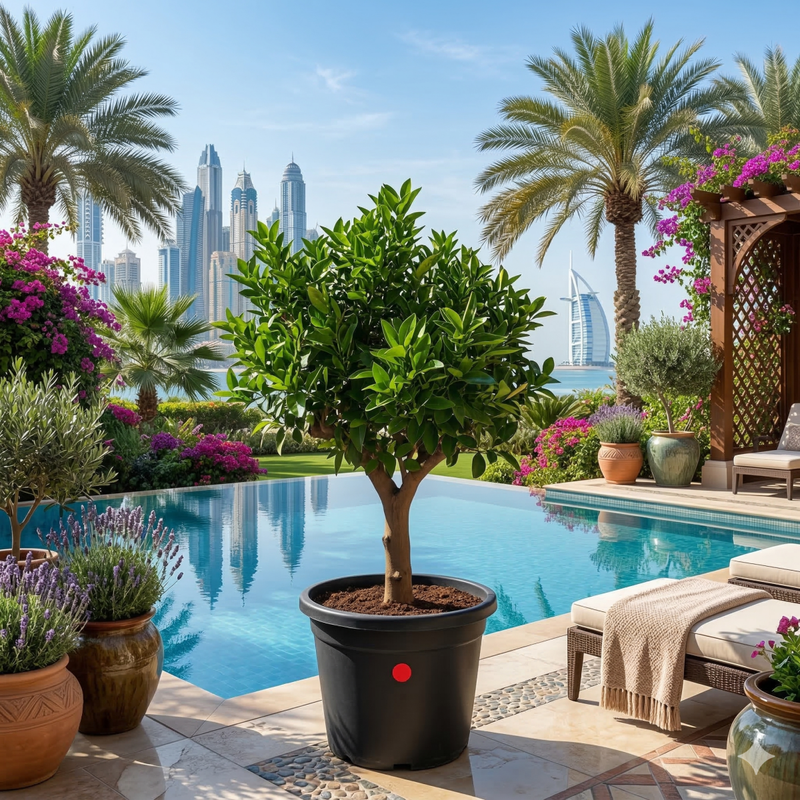 Citrus reticulata Mandarino 1.5 - 1.7m thick trunk mature - Greensouq - 