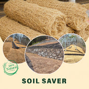 Coconut Net 2m x 20m – Natural Coir Fiber - Greensouq - 