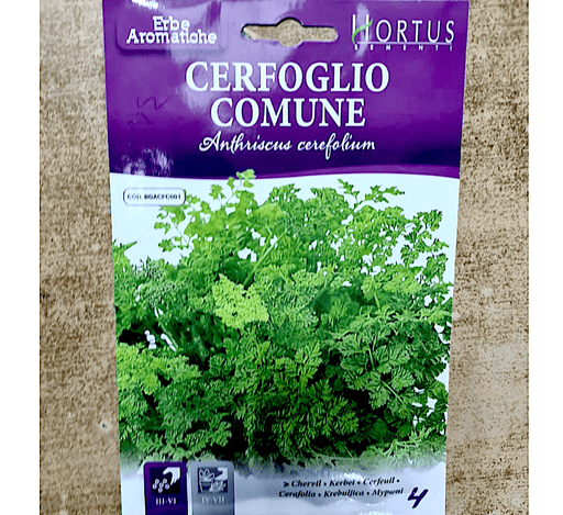 Comune Vegetable Herb Seeds "Cerfoglio" by Hortus - Greensouq - 