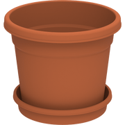 Cosmoplast Round Flower Pot - Greensouq - 