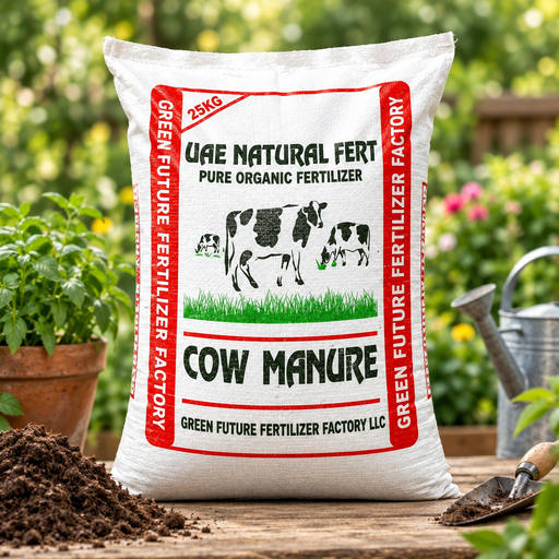 Cow Manure 100% Organic Fertilizer 10,16 & 25Kg سماد البقر - Greensouq -