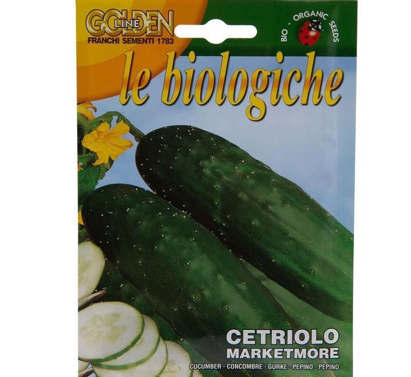 Cucumber "Cetriolo Marketmore" Organic Seeds - Greensouq -