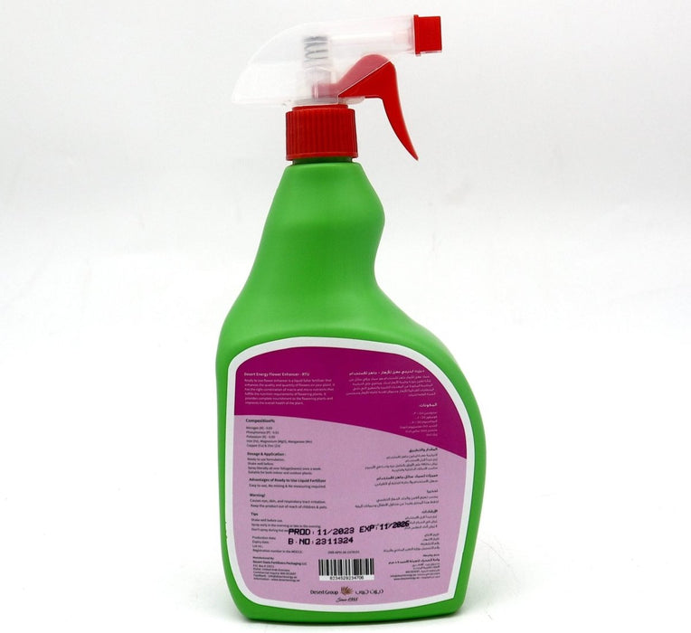 Desert Energy Flower Enhancer Fertilizer RTU 700ml For all Indoor and Outdoor Plants - Greensouq - 
