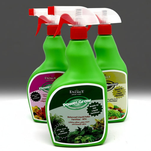 Desert Energy Plant Booster | Flower Magic & Power Grow Liquid Fertilizer 3x700ml Combo RTU - Greensouq -