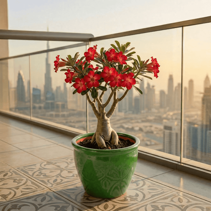 Desert Rose - Adenium Obesum وردة الصحراء | Dubai's Best - Selling Plants! - Greensouq - 