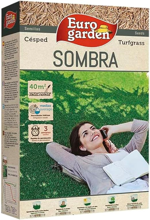 Euro Garden Grass Seeds (Sombra Turfgrass) Premium Quality Seeds 1 - KG made in Spain - Greensouq - 