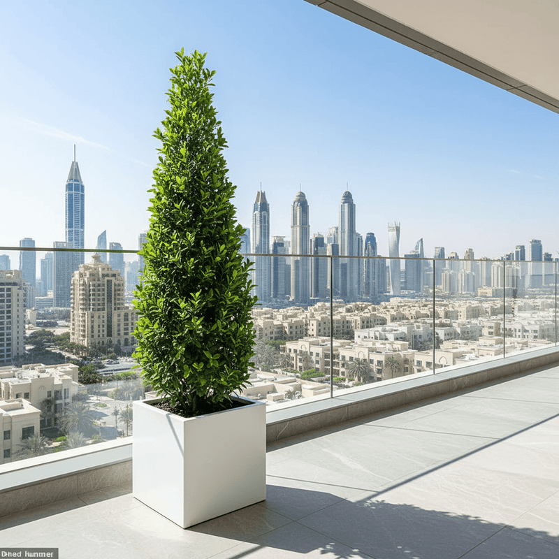 Ficus diversifolia “Cone Shape” 2.0 - 2.5m in Grp Square Pot 50x50 - Greensouq - 