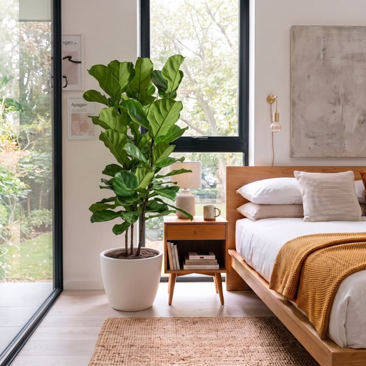 Ficus Lyrata or Fiddle Leaf Fig | UAE's Bold Tropical Statement! 1pp - Greensouq -