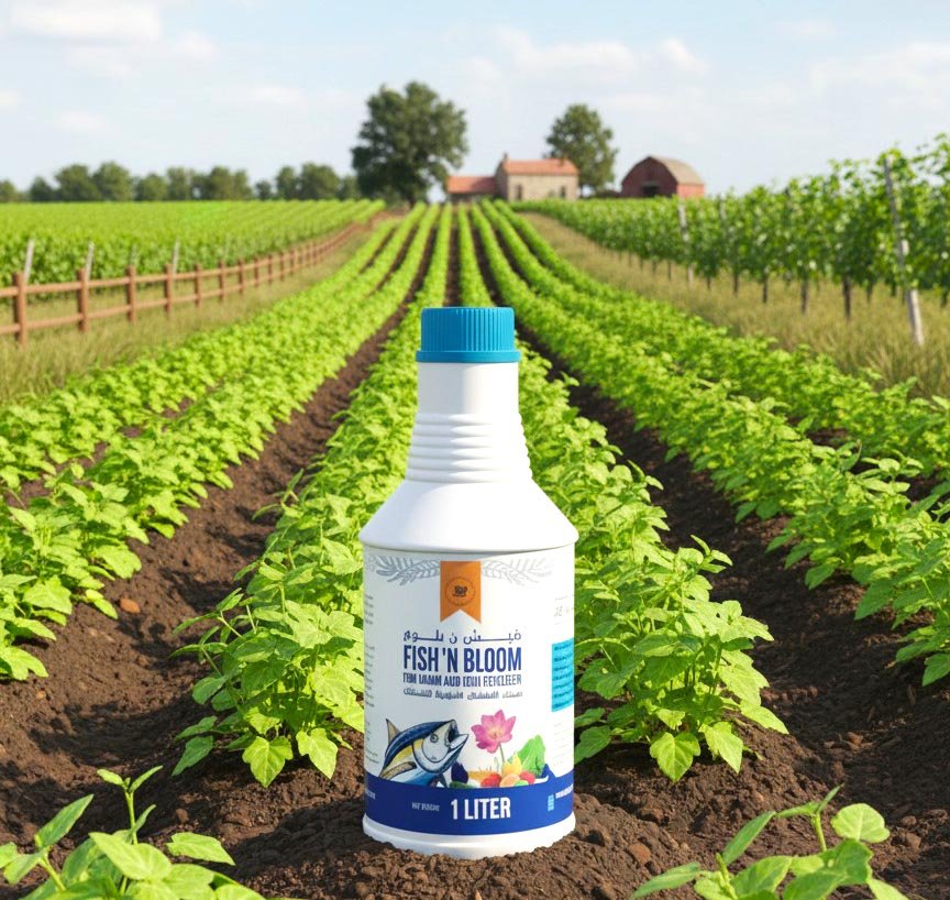 FISH N' BLOOM Fish Amino Acid (FAA) Fertilizer - Organic, Natural Soil Health Booster | 5 Liters - Greensouq - 