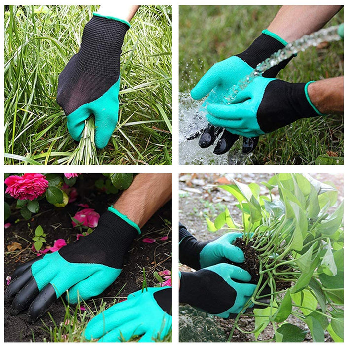Garden Gloves with Claws "Hands Protection, Garden Safety Gloves, Easy Seeding and Garden Works" - Greensouq - 