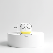 Geometric Textured Ceramic Planter (Height 6cm x width 7cm) - Greensouq - 