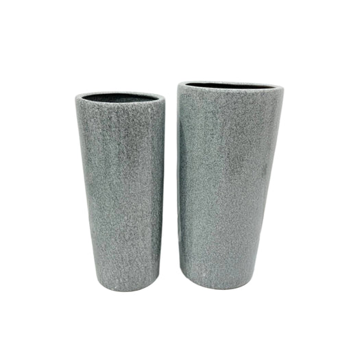 granite grey fancy ceramic pot long