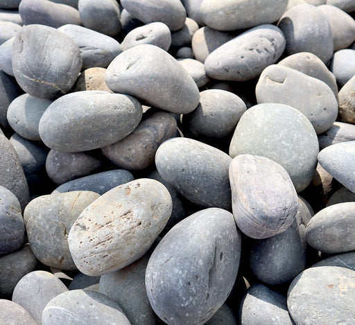 Gray River Pebbles "Natural Garden Material" - Greensouq - 