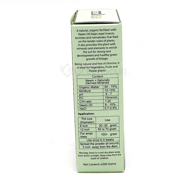 Grow Fast Neem Herbal Organic Fertilizer 200grm - Greensouq - 