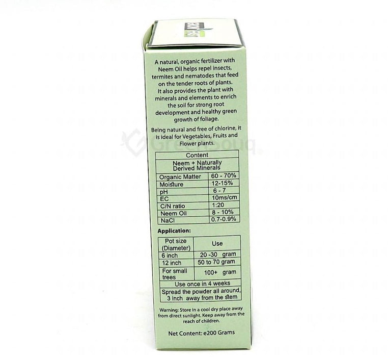 Grow Fast Neem Herbal Organic Fertilizer 200grm - Greensouq - 