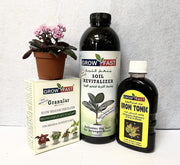 Grow Fast "Soil Revitalizer, Iron Tonic, Granular NPK" Best for Indoor and Outdoor Plants - Greensouq - 