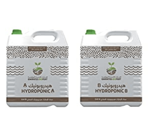 Hydroponics Nutrient Solutions "A and B" 10L - Greensouq - 