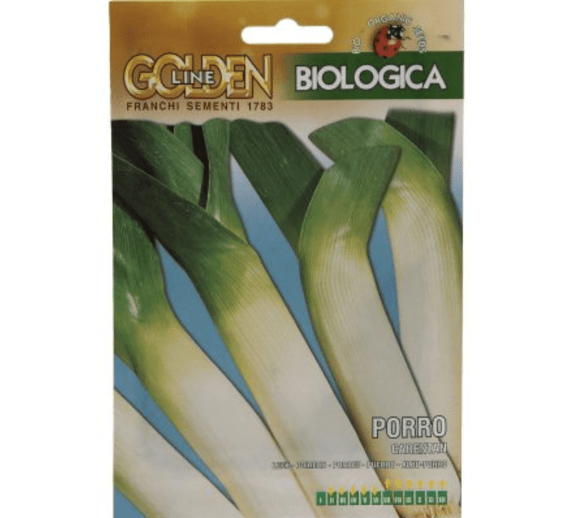 Leek "Porro Carentan" Organic Seeds by Franchi - Greensouq -