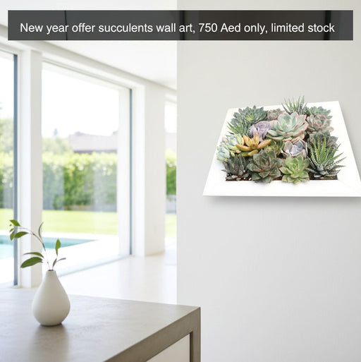 Luxury Succulent Wall Art - Greensouq - 