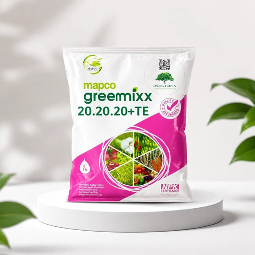 Mapco Green Mix NPK Plant Fertilizer (20 - 20 - 20+TE) 1KG - Greensouq - 