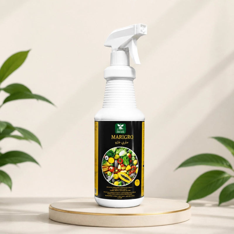 Marigro Organic Plant Growth Booster Spray (750ml) – 100% Natural Seaweed Liquid Fertilizer & Bio - Stimulant - Greensouq -