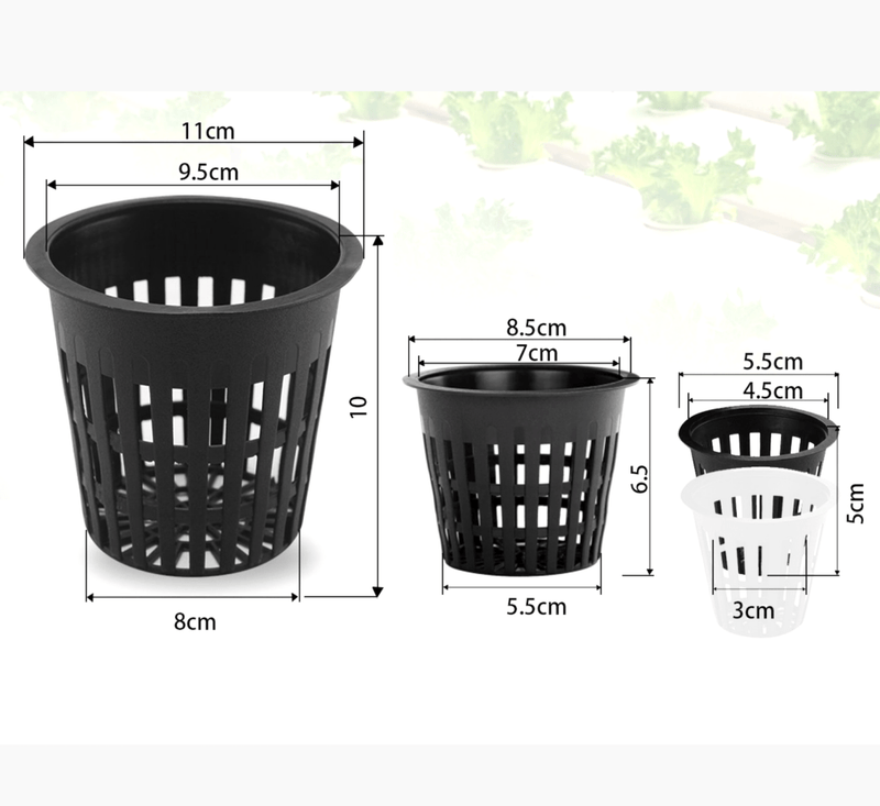 Mesh Net Pot "Hydroponics Plant Pot" (2", 3"&amp; 4") - Greensouq - 