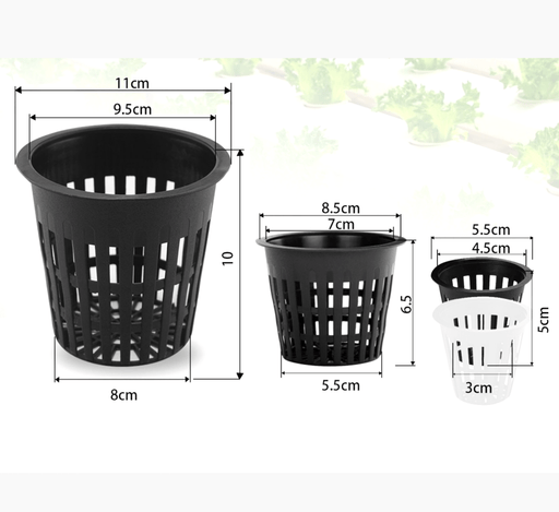 Mesh Net Pot "Hydroponics Plant Pot" (2", 3"&amp; 4") - Greensouq - 