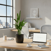 Mini Areca Palm 30 - 40cm in Ceramic Pot - Greensouq - 