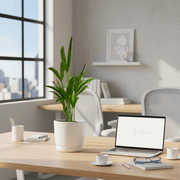 Mini Areca Palm 30 - 40cm in Ceramic Pot - Greensouq - 