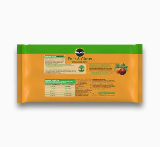 Miracle - Gro Fruit &amp; Citrus Fertilizer Spikes - Greensouq - 