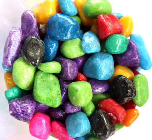 Mix Colour Decorative Painted Pebbles "Aquarium" 10 - 15mm - Greensouq - 
