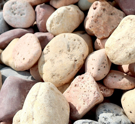 Mix Colour River stone "Natural Garden Material" - Greensouq - 