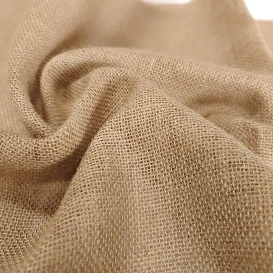 Natural Jute Burlap Fabric Roll 1.6m x 25m - Greensouq - 