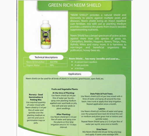 Neem Shield – Herbal Pesticide/Fertilizer - Greensouq - 