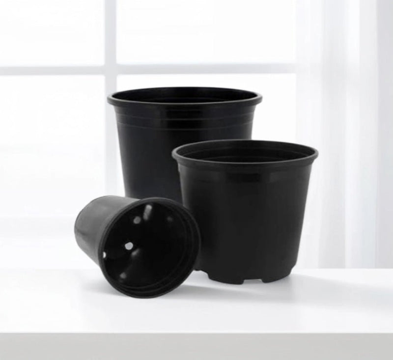 Nursery Plastic Pots "Black Plastic Pot" - Greensouq - 