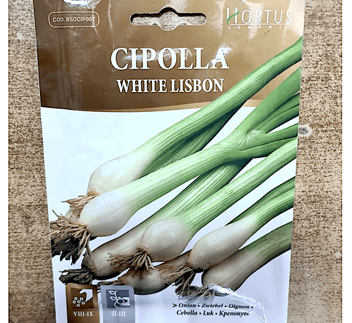 Onion Vegetables Seeds "Cipolla White Lisbon" by Hortus - Greensouq - 