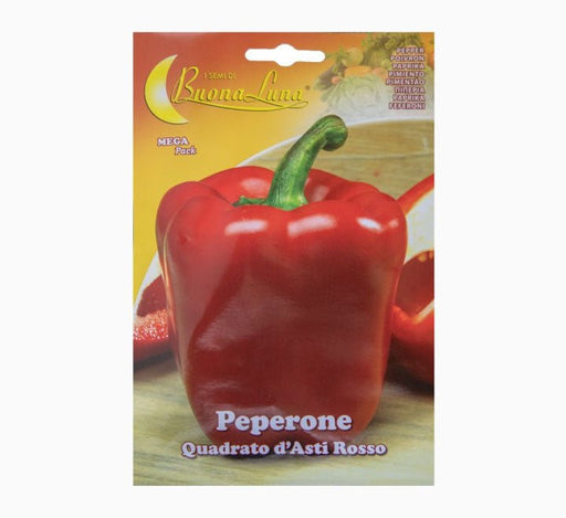 Peperone Quadr d,Asti Rosso Seeds - Greensouq - 