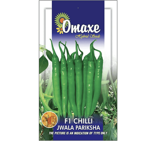 Pepper Jwala Pariksha Hybrid Seeds by Omaxe - Greensouq - 