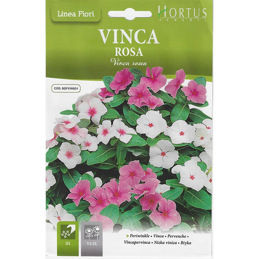 Periwinkle Mix "Vinca Rosa" Premium Quality Seeds by Hortus - Greensouq - 