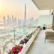 Petunia Flowers In Grp Pot 90x30x30 - Greensouq - 